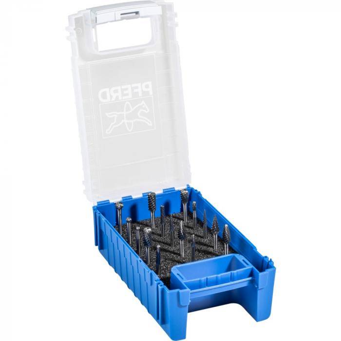 PFERD HM-Frässtift-Set 1503 - 3 PLUS - Schaft-ø 3 mm