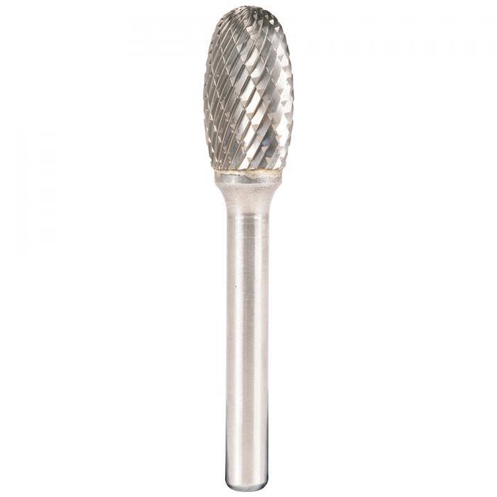 Hartmetallfräser HF 100 E - Durchmesser 9,6 mm - Höhe 16 mm - Tropfenförmig