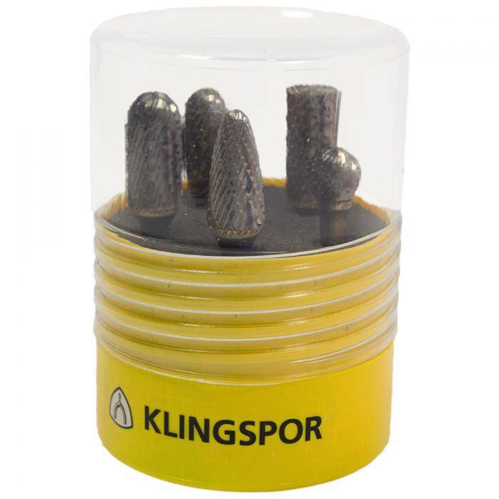 Hartmetallfräser HF100 - Set - 5-tlg. - Kreuzverzahnung