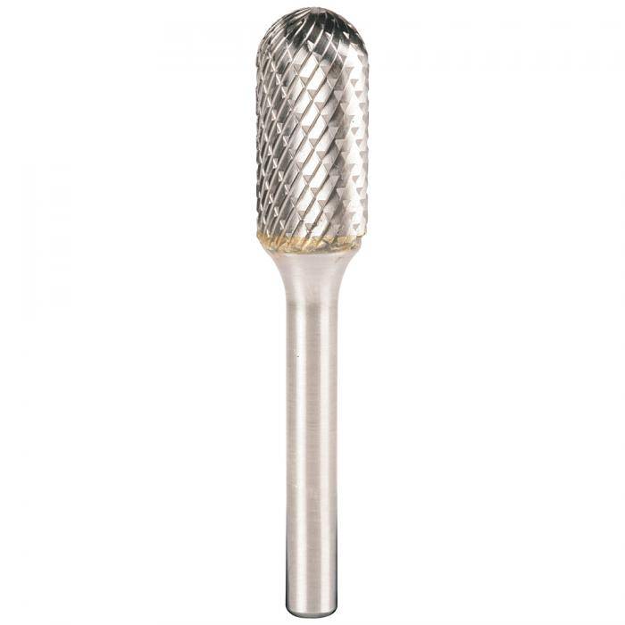 Hartmetallfräser HF 100 C - Durchmesser 9,6 mm - Höhe 19 mm - Zylindrisch mit Kugelkopf - VE 1 Stück - Preis per VE