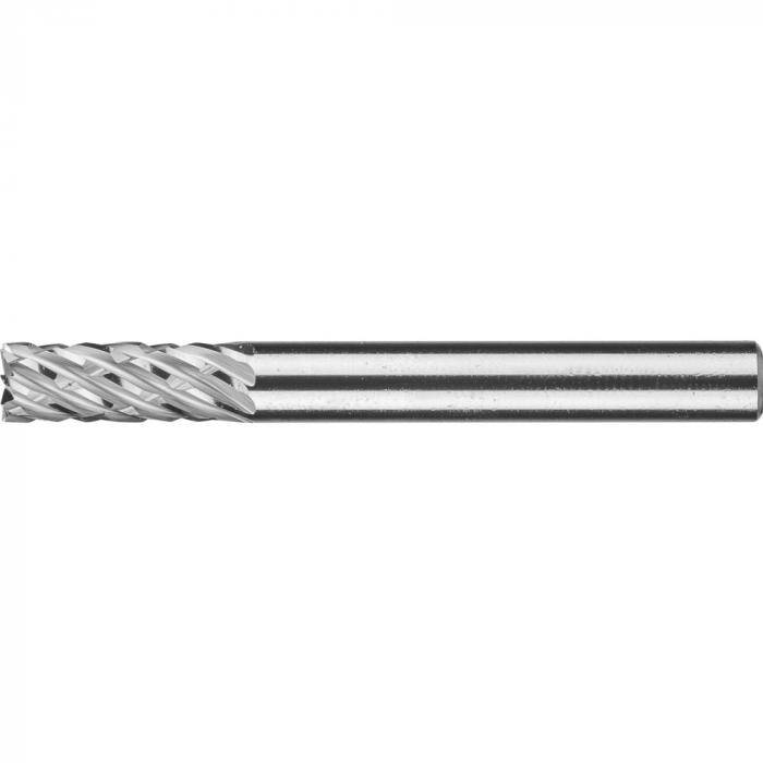 PFERD HM-Frässtift - Zylinderform ZYAS mit Stirnverzahnung - ALLROUND - Frässtift-Ø 6 mm - Schaft-Ø 6 mm