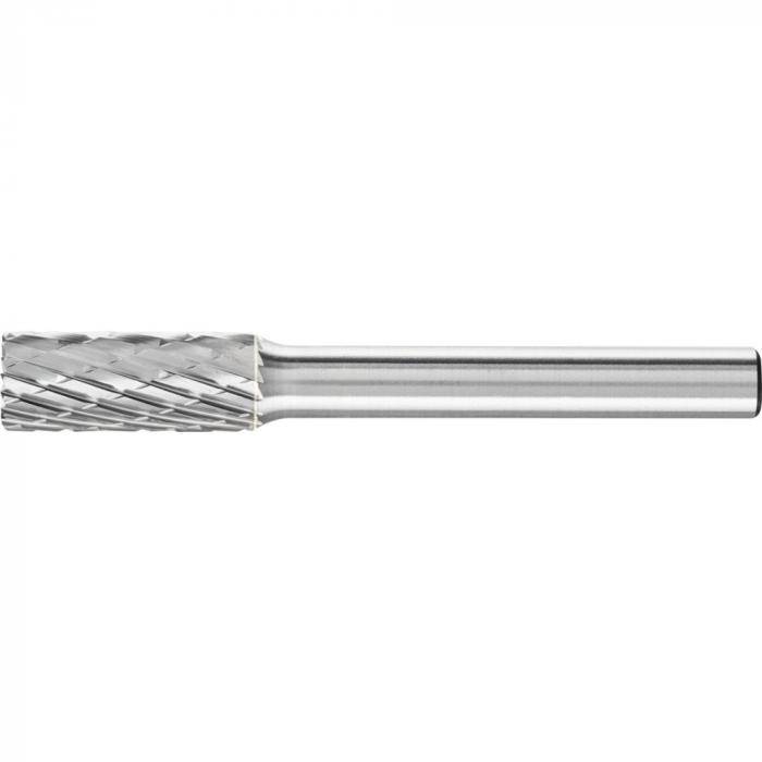 PFERD HM-Frässtift - Zylinderform ZYAS mit Stirnverzahnung - TOUCH - Frässtift-Ø 8 mm - Schaft-Ø 6 mm