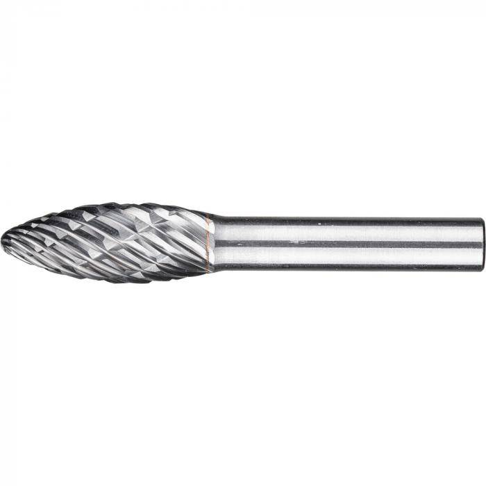 PFERD HM-Frässtift - Flammenform B - CAST - Außen-Ø 12 mm - Schaft-Ø 8 mm