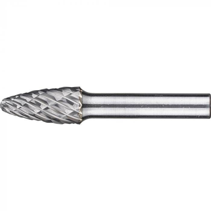 PFERD HM-Frässtift - Rundbogenform RBF - CAST - Außen-Ø 12 mm - Schaft-Ø 8 mm