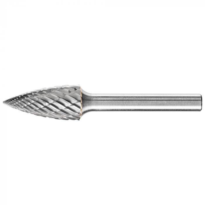 PFERD HM-Frässtift - Spitzbogenform SPG - ALLROUND - Frässtift-Ø 12 mm - Schaft-Ø 6 mm