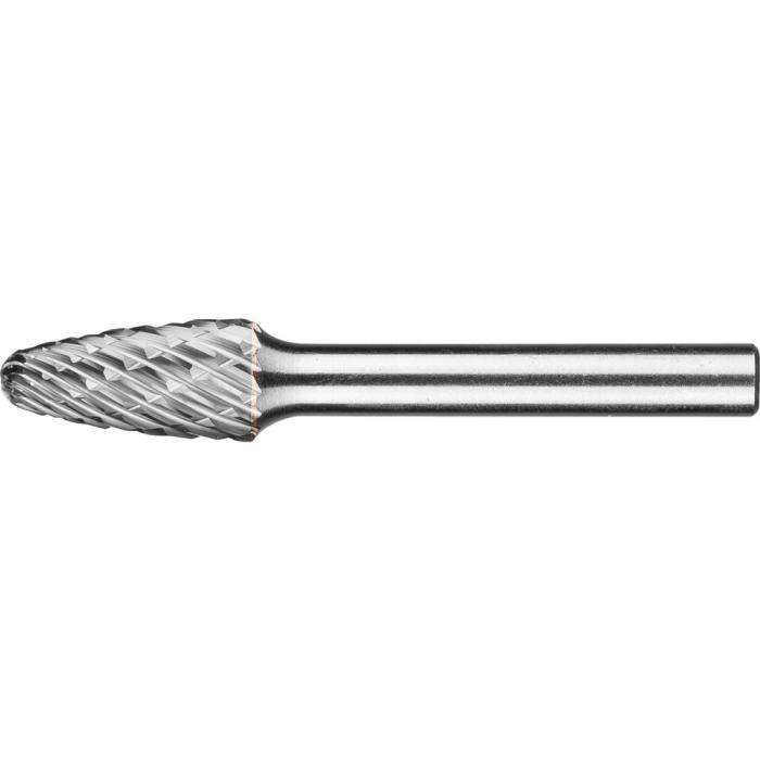 PFERD HM-Frässtift - Rundbogenform RBF - ALLROUND - Frässtift-Ø 10 mm - Schaft-Ø 6 mm
