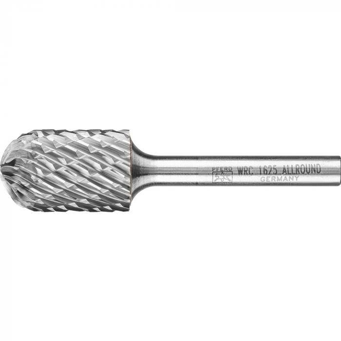 PFERD HM-Frässtift - Walzenrundform WRC - ALLROUND - Frässtift-Ø 16 mm - Schaft-Ø 6 mm