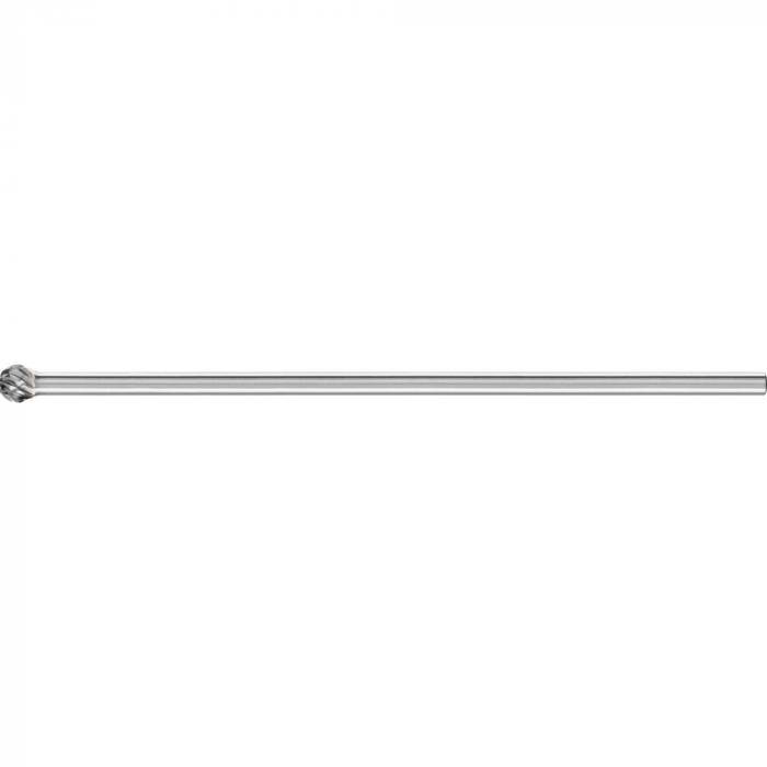 PFERD HM-Frässtift - Kugelform KUD - STEEL - Frässtift-Ø 10 mm - Schaft-Ø 6 mm - SL 150 mm