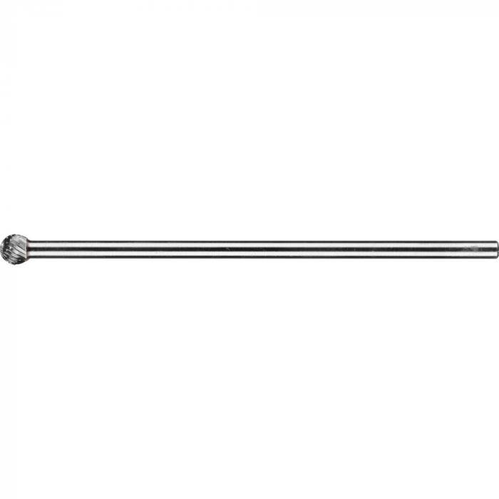 PFERD HM-Frässtift - Kugelform KUD - 3 PLUS - Frässtift-Ø 10 mm - Langschaft-Ø 6 mm - SL 150 mm