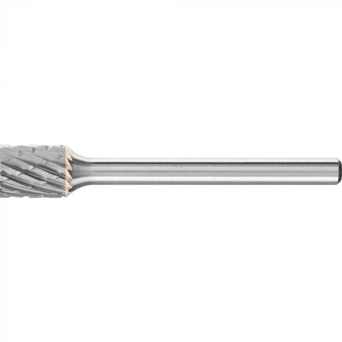 PFERD HM-Frässtift - Zylinderform ZYA ohne Stirnverzahnung - Z3 PLUS - Frässtift-Ø 6 mm - Schaft-Ø 3 mm