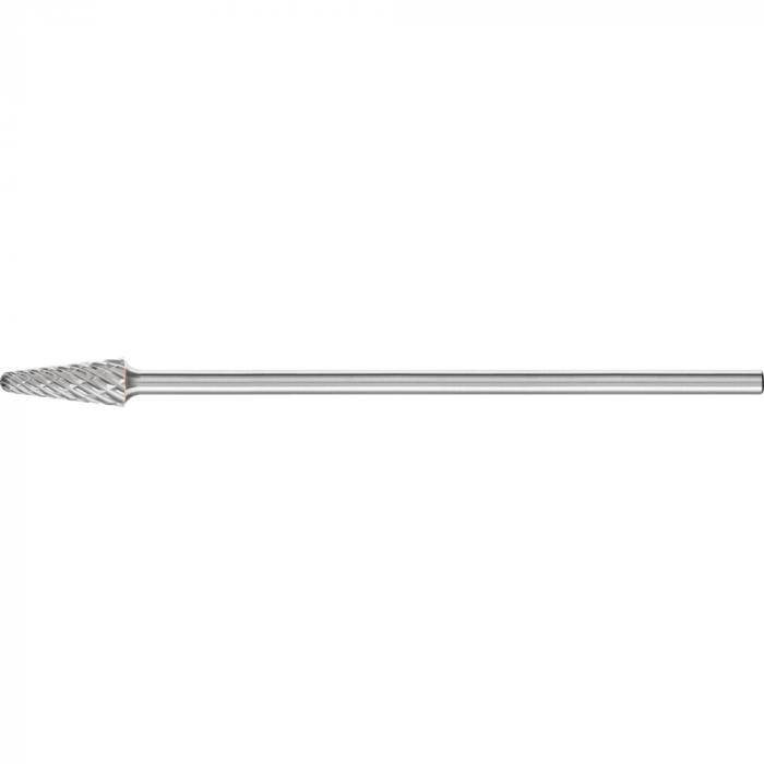 PFERD HM-Frässtift - Rundkegelform KEL - STEEL - Frässtift-Ø 12 mm - Schaft-Ø 6 mm - SL 150 mm