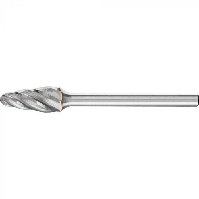 PFERD HM-Frässtift - Rundbogenform RBF - ALU - Frässtift-Ø 6 mm - Schaft-Ø 3 mm