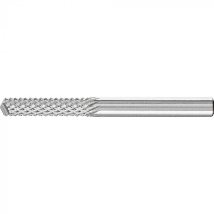 PFERD HM-Frässtift - Zylinderform ZYA - FVKS - Frässtift-Ø- 6 mm - Schaft-Ø 6 mm - mit Bohrerschneide BS