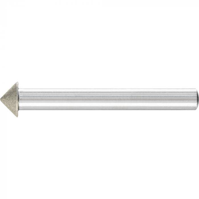 PFERD Diamant-Schleifstift - Spitzkegelform SK - Korngröße D 64 - Außen-Ø 10,0 mm - Schaft-Ø 6 mm