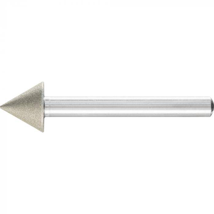 PFERD Diamant-Schleifstift - Spitzkegelform SK - Korngröße D 64 - Außen-Ø 15,0 mm - Schaft-Ø 6 mm