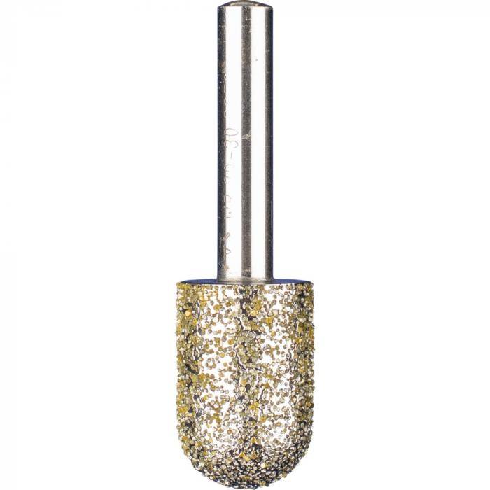 PFERD Diamant-Schleifstift für Grau- und Sphäroguss - Walzenrundform WR - Korngröße D 852 - Außen-ø 20 mm - Schaft-ø 8 mm