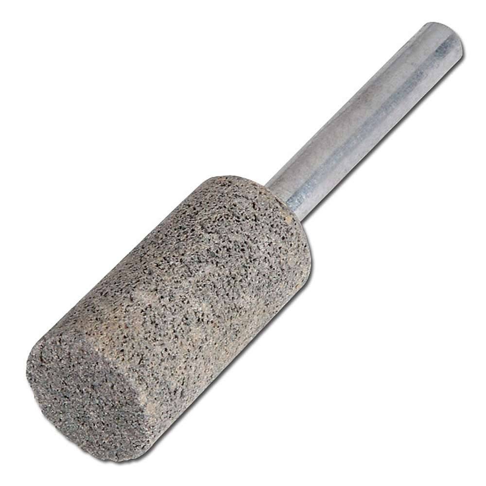 Schleifstifte - Härte F-Alu - Siliciumcarbid - Zylinder - keramische Bindung - "PFERD" - Korngröße K80 - Schaft-Ø x Schaftlänge Ø6mm x 40mm - VE
