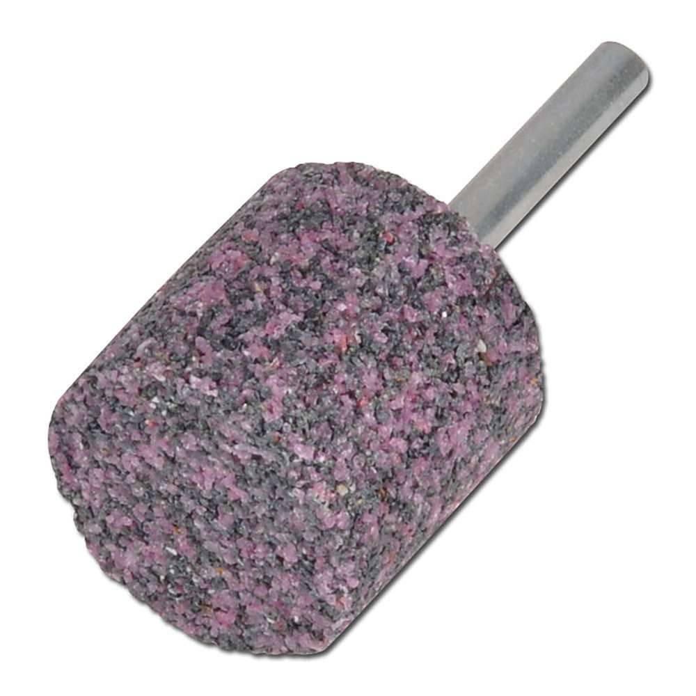 Schleifstift, PFERD - Härte K - Körnung 24, Korundgemisch - Zylinder - keramische Bindung - Kopf-ØxLänge 40 x 20 mm - Schaft-Ø 6 mm - bis 23800 U