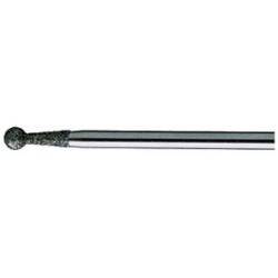 Diamant-Schleifstift, PFERD - Kugel-Sonderform - Korngröße D 181 - Galvanikbindung - Kopf-Ø x Länge 4 x 10 mm - Schaft-Ø 3 mm, Länge 40 mm