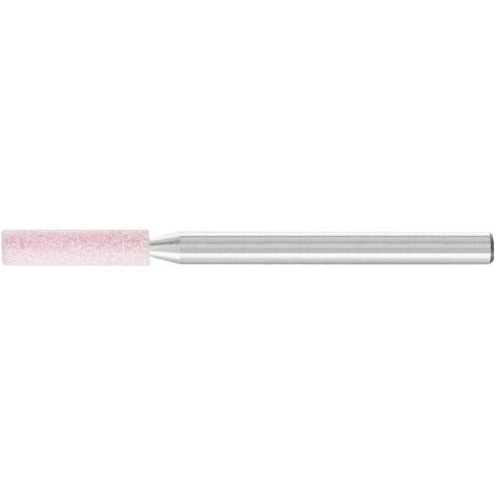 Schleifstift - PFERD - Schaft-Ø 3 x 30 mm - Härte O - für Stahl und Stahlguss - Bezeichnung ZY 0313 3 AR 100 O 5 V - D x T 3 x 13 mm - Korngröße