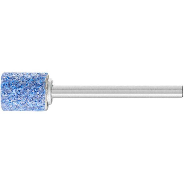 Schleifstift - PFERD - Schaft-Ø 3 x 30 mm - Härte J - Zylinderform - für Titan etc. - Bezeichnung ZY 0810 3 AWCO 46 J 5 V - D x T 8 x 10 mm - Korng