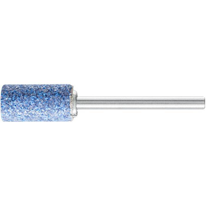 Schleifstift - PFERD - Schaft-Ø 3 x 30 mm - Härte J - Zylinderform - für Titan etc. - Bezeichnung ZY 0816 3 AWCO 46 J 5 V - D x T 8 x 16 mm - Korng