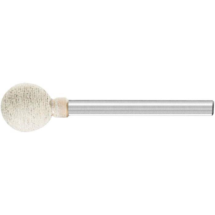 Schleifstift - PFERD Poliflex® - Schaft-Ø 3 mm - Kugelform - für Stahl, Edelstahl, Titan - VE 10 Stück - Preis per VE