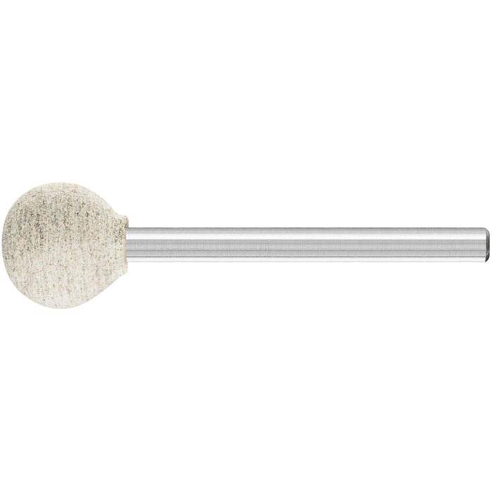 Schleifstift - PFERD Poliflex® - Schaft-Ø 3 mm - Kugelform - für Stahl, Edelstahl, Titan - VE 10 Stück - Preis per VE