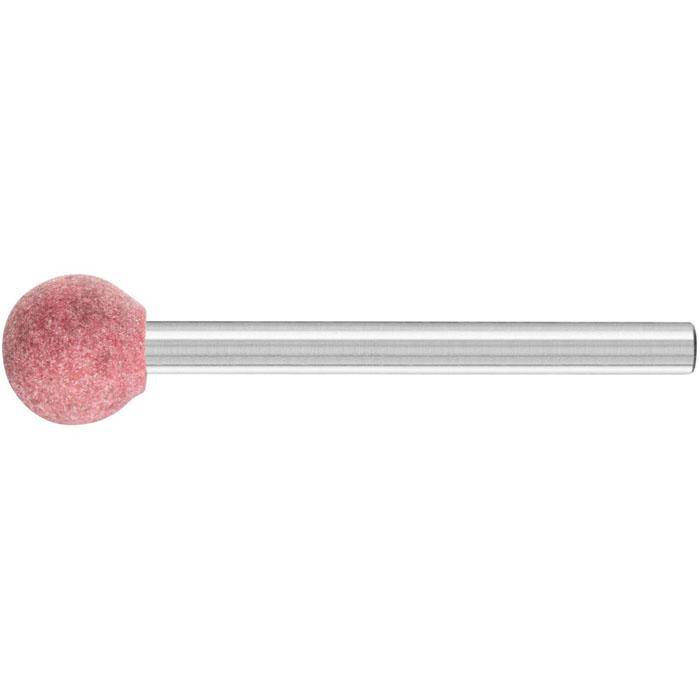 Schleifstift - PFERD Poliflex® - Schaft-Ø 3 mm - Kugelform - für Stahl, Edelstahl, Buntmetall - VE10 Stück- Preis per VE