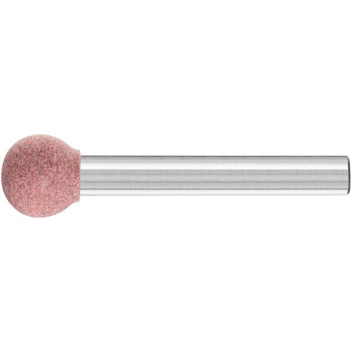 Schleifstift - PFERD Poliflex® - Schaft-Ø 6 mm - Kugelform - für Stahl, Edelstahl, Buntmetall - VE 10 Stück - Preis per VE