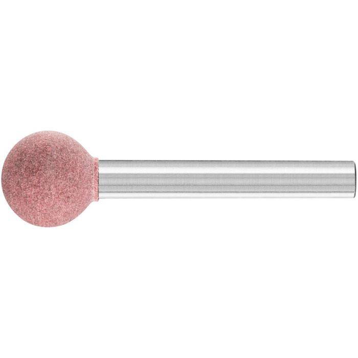 Schleifstift - PFERD Poliflex® - Schaft-Ø 6 mm - Kugelform - für Stahl, Edelstahl, Buntmetall - VE 10 Stück - Preis per VE