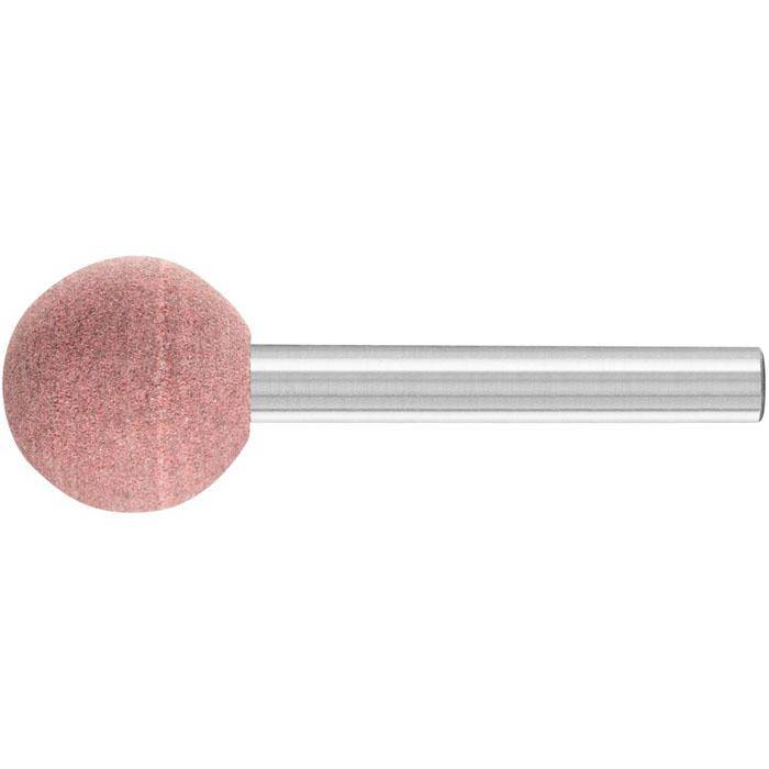 Schleifstift - PFERD Poliflex® - Schaft-Ø 6 mm - Kugelform - für Stahl, Edelstahl, Buntmetall - VE 10 Stück - Preis per VE