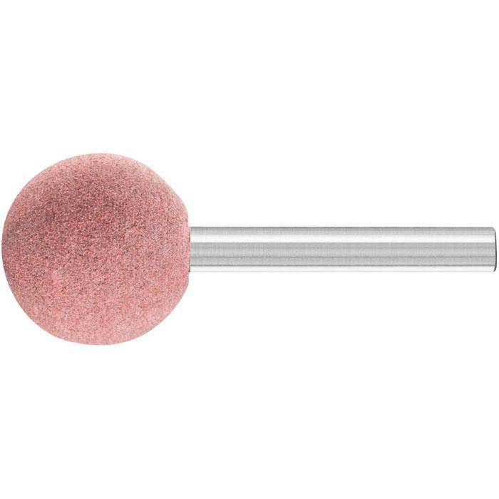 Schleifstift - PFERD Poliflex® - Schaft-Ø 6 mm - Kugelform - für Stahl, Edelstahl, Buntmetall - VE 10 Stück - Preis per VE