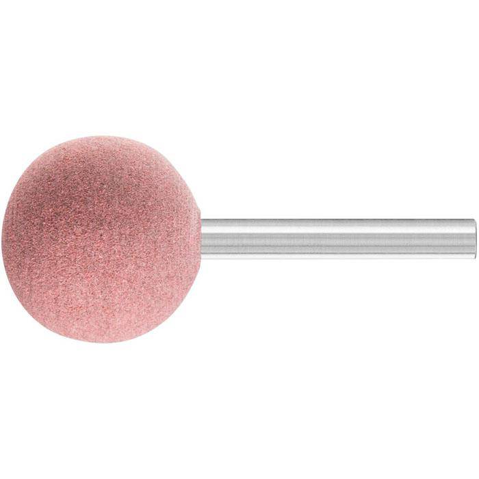Schleifstift - PFERD Poliflex® - Schaft-Ø 6 mm - Kugelform - für Stahl, Edelstahl, Buntmetall - VE 5 Stück - Preis per VE