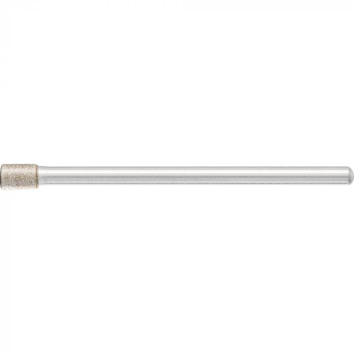 PFERD CBN-Schleifstift - Zylinderform ZY - Korngröße B 64 - Außen-ø 4,0 mm - Schaft-ø 3 mm - VE 5 Stück - Preis per VE