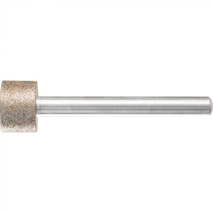 PFERD CBN-Schleifstift - Zylinderform ZY - Korngröße B 126 - Außen-ø 15,0mm - Schaft-ø 6 mm - Preis per Stück