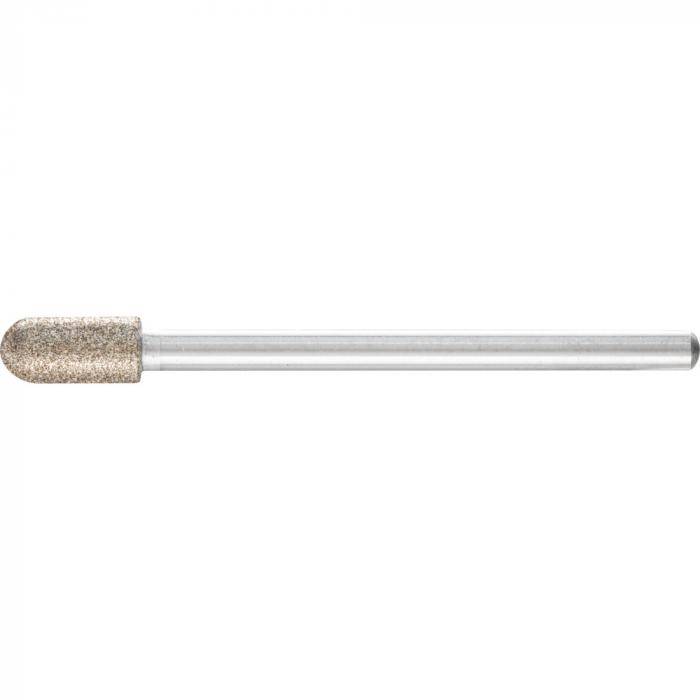 PFERD CBN-Schleifstift - Walzenrundform WR - Korngröße B 126 - Außen-ø 5 mm - Schaft-ø 3 mm