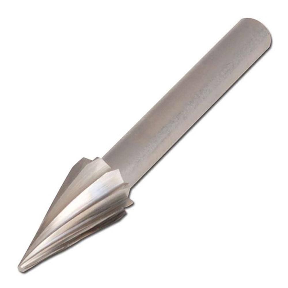 HSS-Frässtift, PFERD - Spitzkegelform G - für NE-Metalle - Kopf-Ø x Kopflänge Ø 6 mm x 18 mm - Schaft-Ø 6 mm - VE 5 Stk. - Preis per VE