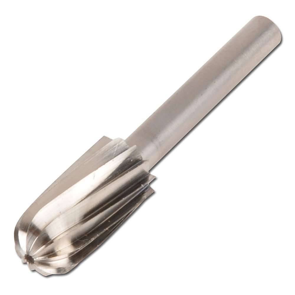HSS-Frässtifte, PFERD - Spitzbogenform K - für weiche NE-Metalle - Kopf-Ø x Länge 12 x 25 mm - Zahnung 1 - Gesamtlänge 65 mm - VE - 1 Stück - Pr
