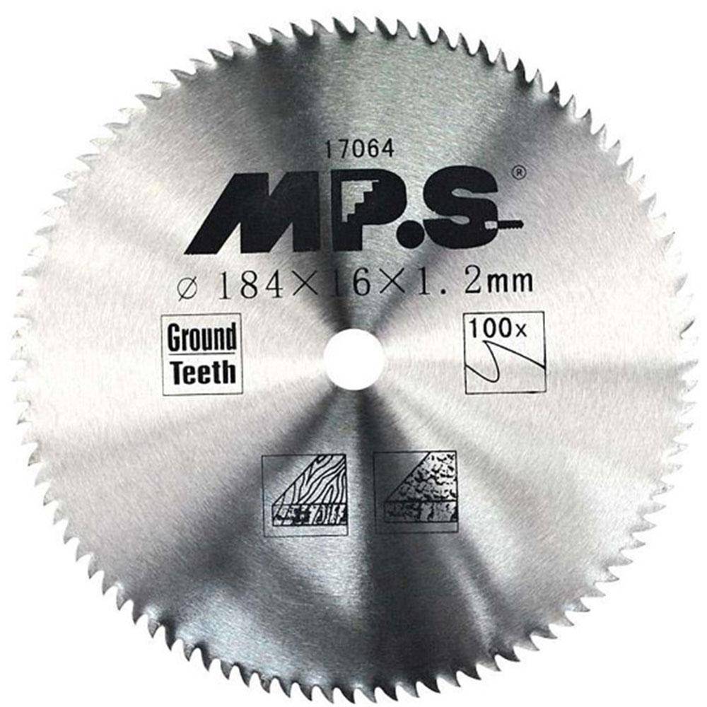 Kreissägeblatt - Vollstahl - für Holz - Blatt-Ø 190 mm - Bohrung 30 mm - Schnittfuge 1,2 mm - Zahnform 112 VS-C