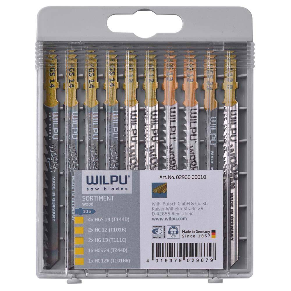 Stichsägeblatt Sortiment Holz - WILPU - 10 Stk.