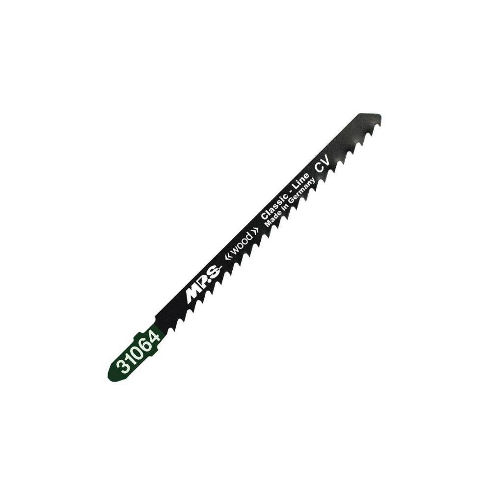 Stichsägeblätter - 95/115/1,25 mm - 5 Stück - rauer, gerader Schnitt - Chrom Vanadium - gefräst, geschränkt