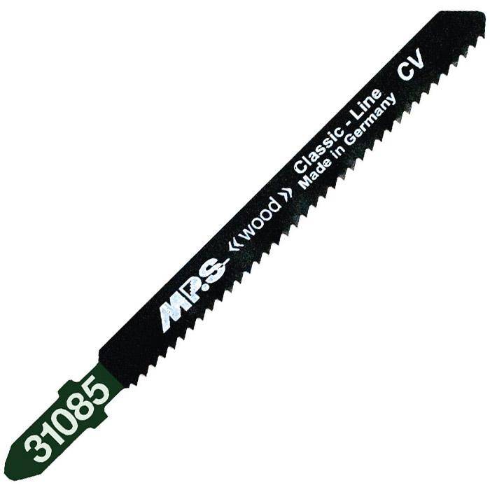 Stichsägeblätter - 75/100/1 mm - Chrom Vanadium - gerader rauer Schnitt - 2 Stück - wie Bosch T 111 B - Für Weichholz, konstruktionsholz