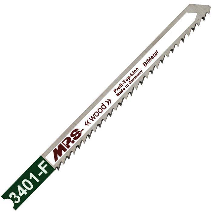 Stichsägeblätter - für Holz - 75/100 - Bimetall - Zahnteilung 2,5 mm - Blattdicke 1,27 mm - 2 Stück