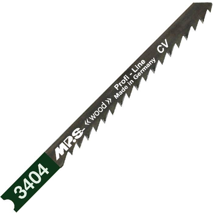 Stichsägeblätter - Länge 75/100 mm - für Holz - Zahnteilung 4 mm - Chrom Vanadium - Blattdicke 1,25 mm - 5 Stück