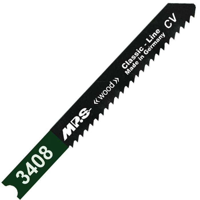 Stichsägeblätter - Länge 50/75 mm - für Holz - Zahnteilung 2 mm - Chrom Vanadium - Blattdicke 1 mm - 5 Stück