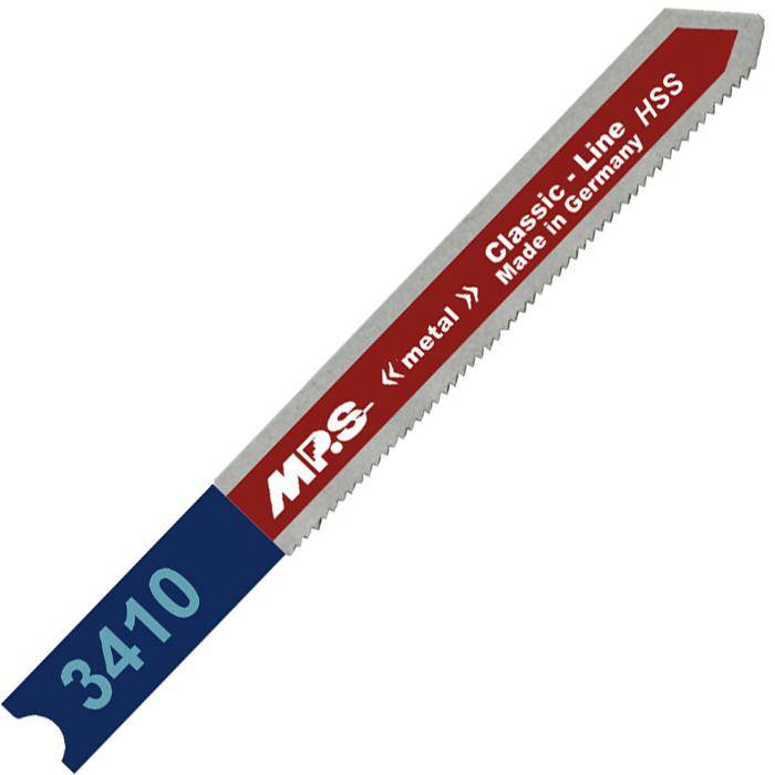 Stichsägeblätter - Hochleistungs-Schnellstahl - Länge 50/75 mm - für Metall - entspricht Black&Decker A2227/5040 - Zahnteilung 0,9 mm - 5 Stück
