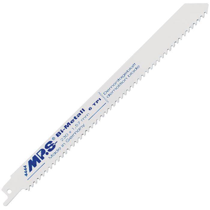 Säbelsägeblätter - Winkelgenau - Zahnteilung 4,2 mm - Länge 210/230 mm - Bimetall - für Holz & Kunststoffe - 2 Stück