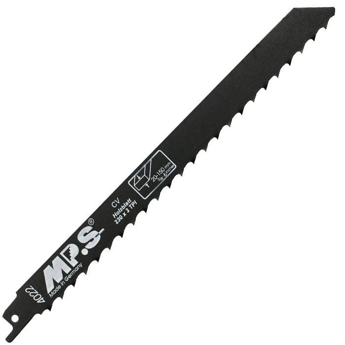 Säbelsägeblätter - für Holz, rauer Schnitt - Länge 210/230 mm - Zahnteilung 8,5 mm - wie Bosch S 1111 K - Stärke 1,2 mm - Chrom Vanadium - 2 St?