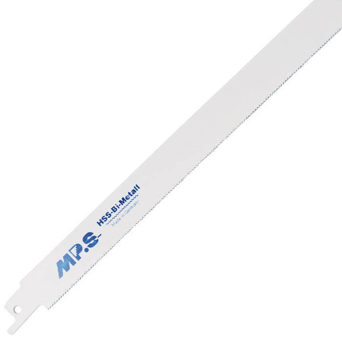 Säbelsägeblätter - für Metall - Länge 280/300 mm - Zahnteilung 1,8 mm - Stärke 0,9 mm - Höhe 19 mm - wie Metabo 31124 - Bimetall - 5 Stück